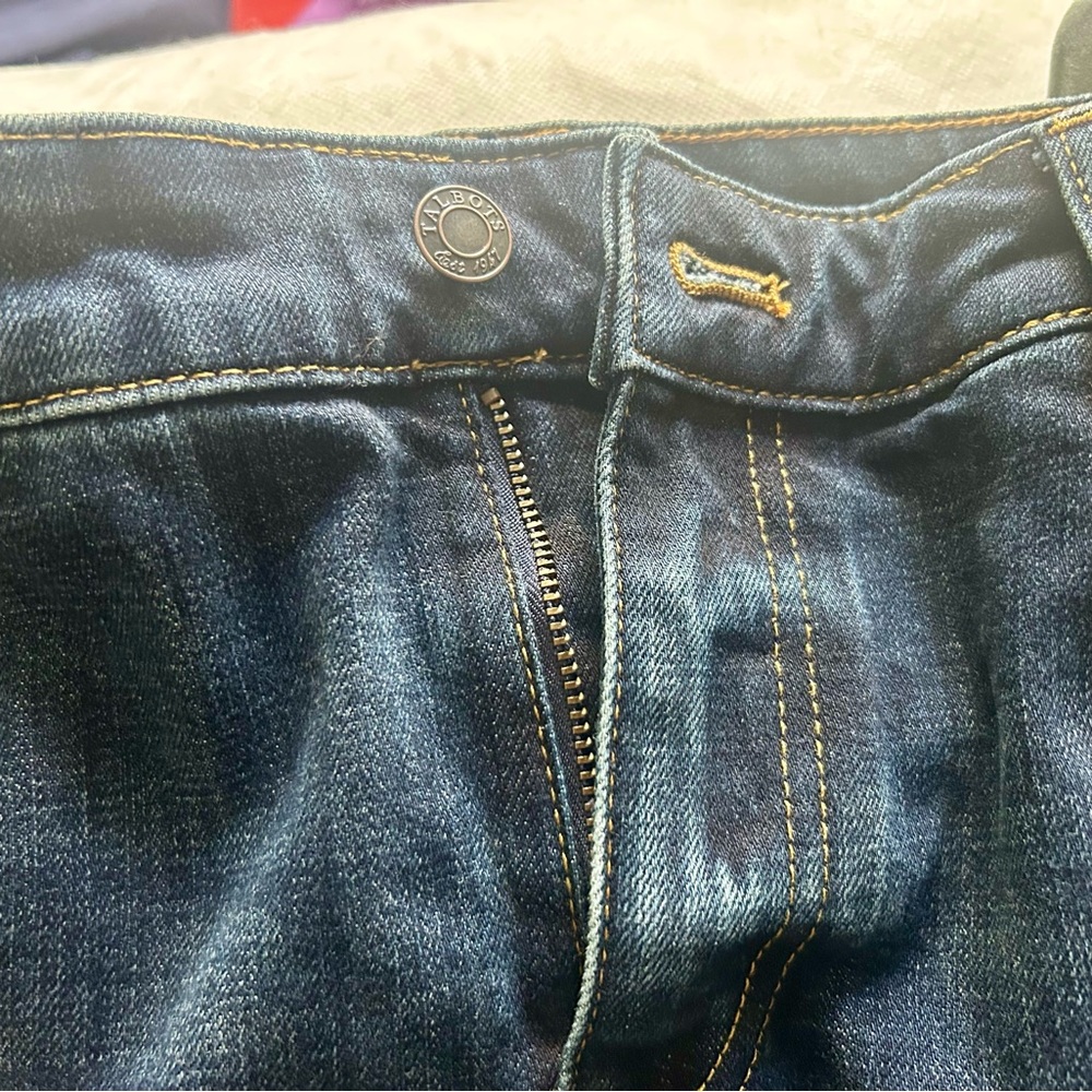 Talbots Dark Blue Jeans NWOT